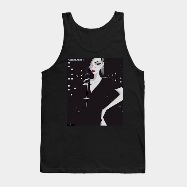 the girl from paris Tank Top by JIUJITSU- BJJ